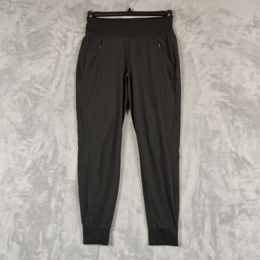 Athleta Soho Jogger Women 2 Black Pull On Pants Elastic Waist Athleisure 28x28
